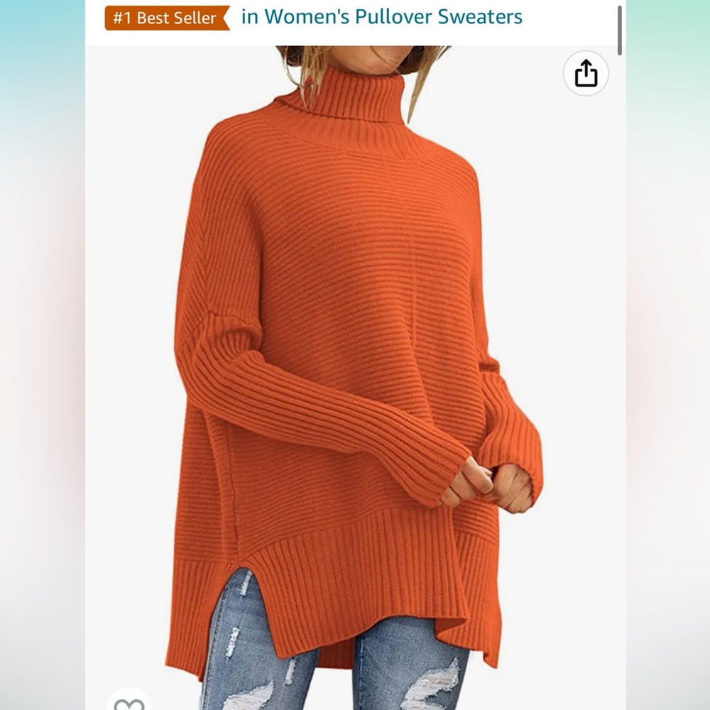Womens Turtleneck Oversized Sweaters